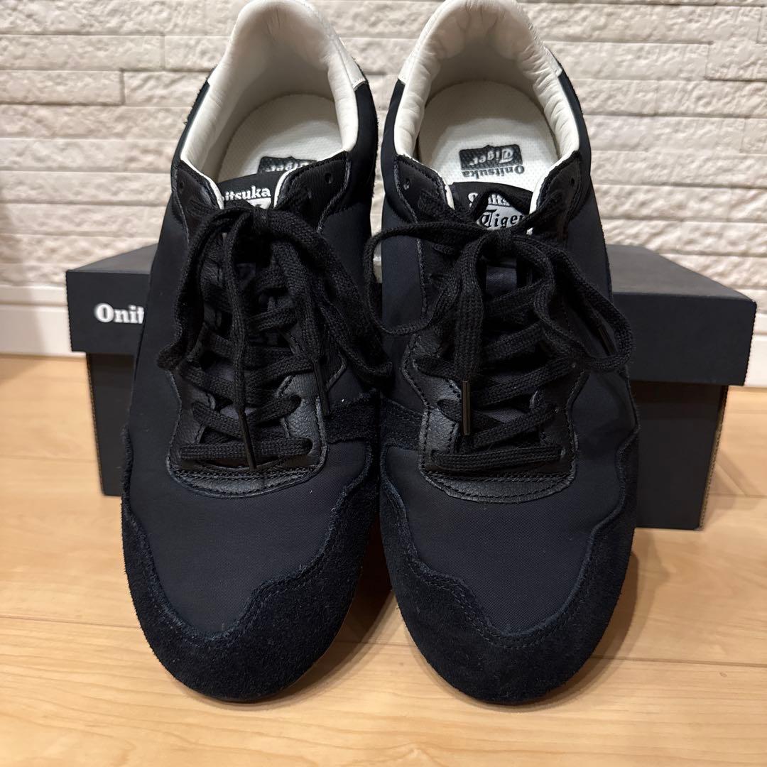 Onitsuka Tiger セラーノ黒 スエード スニーカー