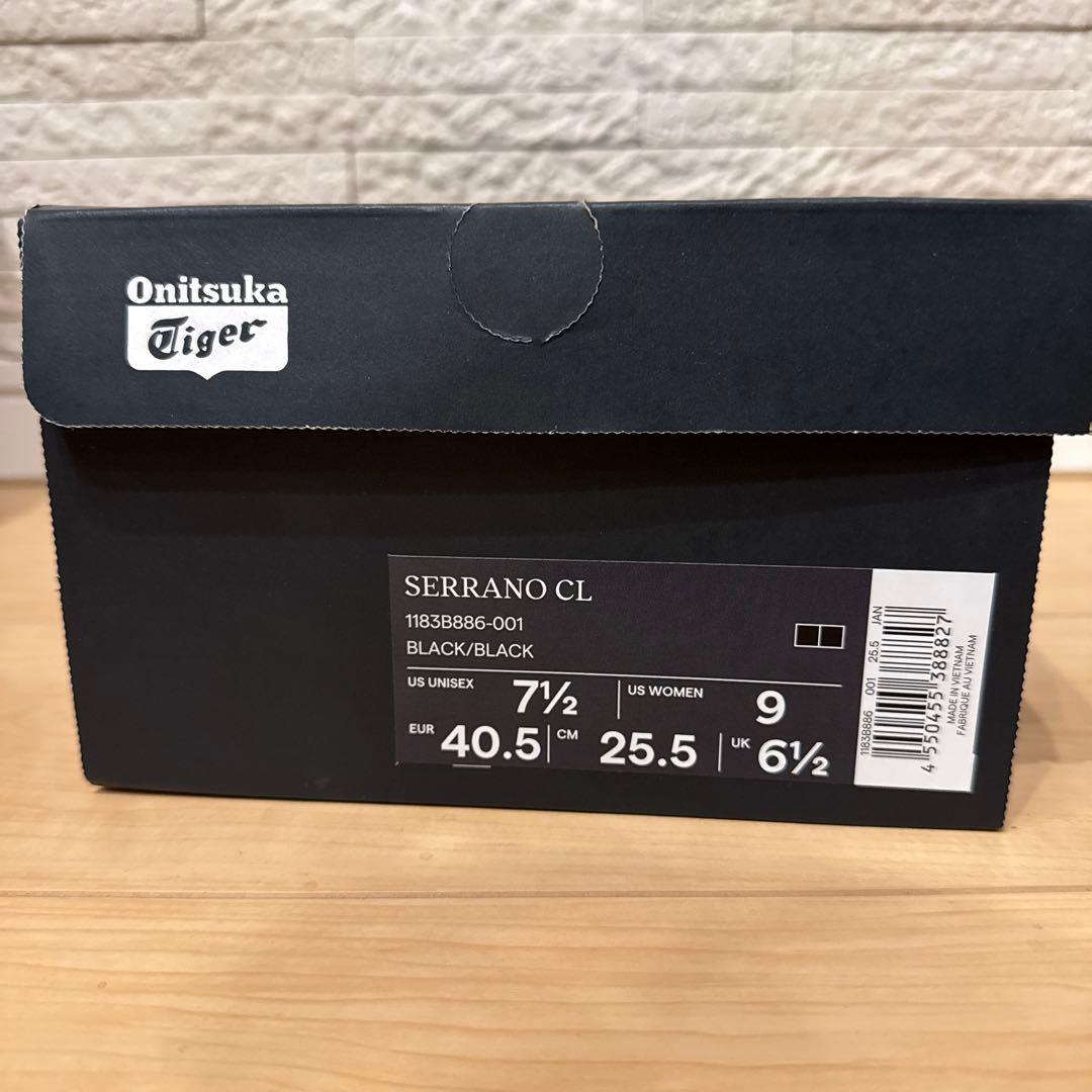 Onitsuka Tiger セラーノ黒 スエード スニーカー