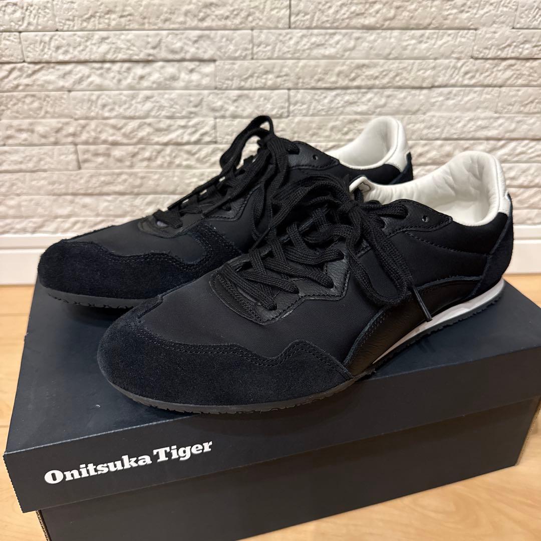 Onitsuka Tiger セラーノ黒 スエード スニーカー