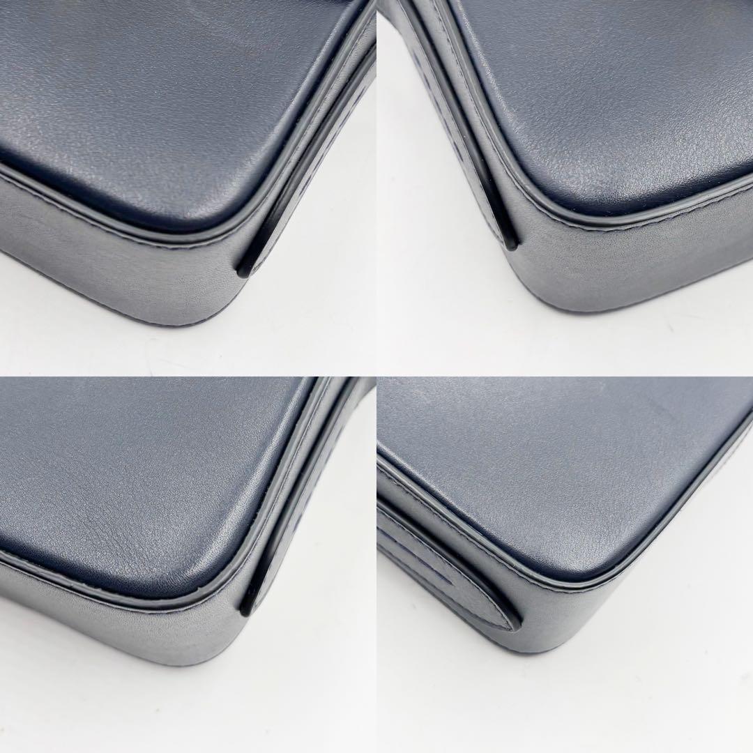 現行品✨ ラルフローレン　ショルダーバッグ ウェリントン　ネイビー 紺色