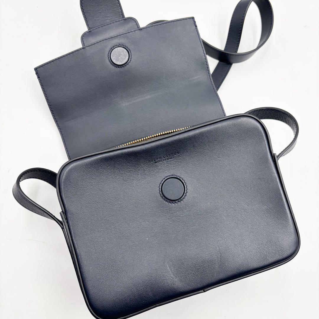 現行品✨ ラルフローレン　ショルダーバッグ ウェリントン　ネイビー 紺色