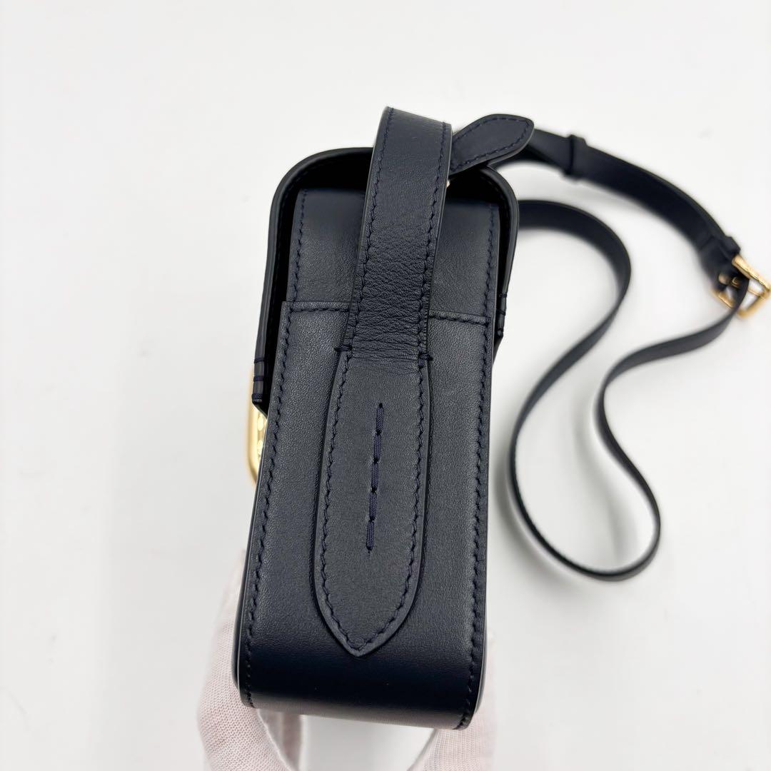 現行品✨ ラルフローレン　ショルダーバッグ ウェリントン　ネイビー 紺色