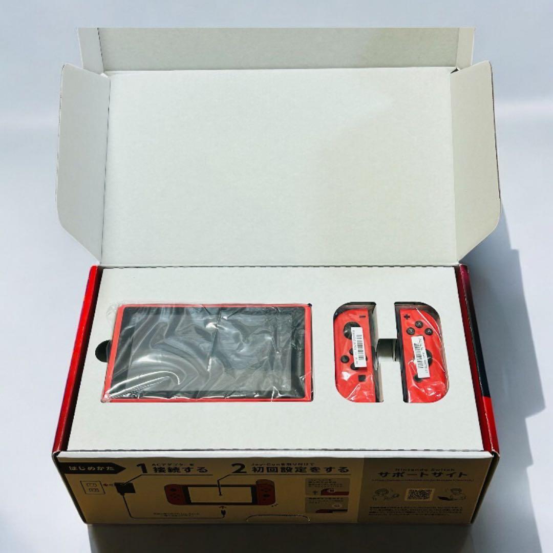 【新品】Nintendo Switch HAC-001 マリオ レッド×ブルー