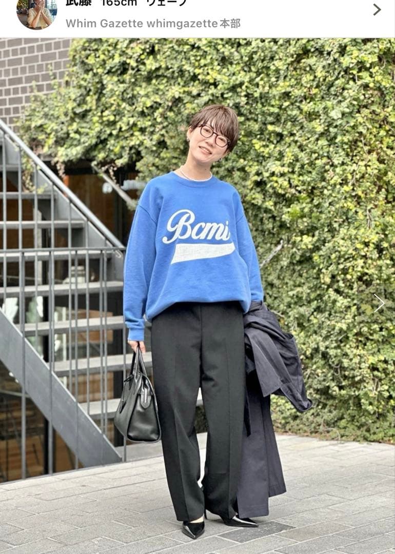 Whim Gazetteウィムガゼット　ロゴSWEAT プルオーバー