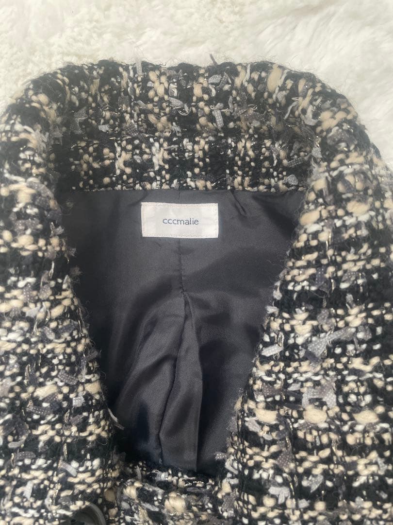 piko シーマリー cccmalie ツイードケープコートジャケット