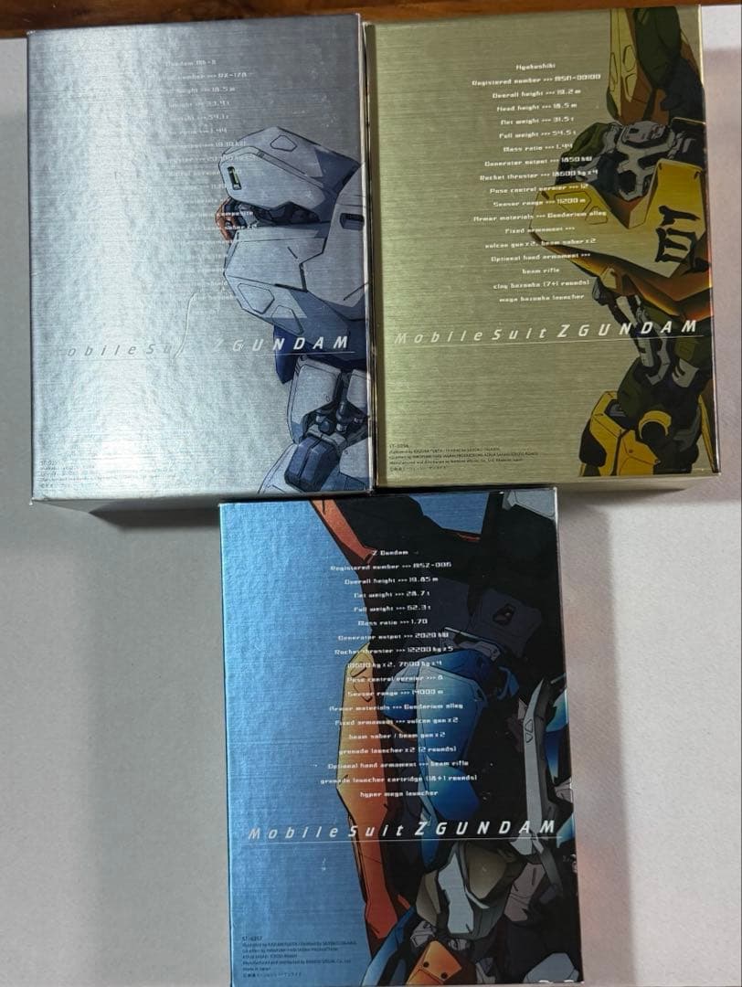 機動戦士Zガンダム DVD 全13巻セット　メモリアルボックス版