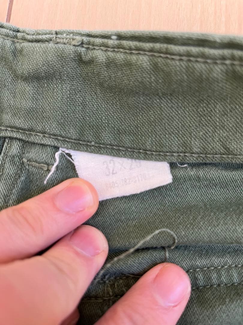 60s US ARMY OG-107ファティーグパンツ TYPE1 CLASS1