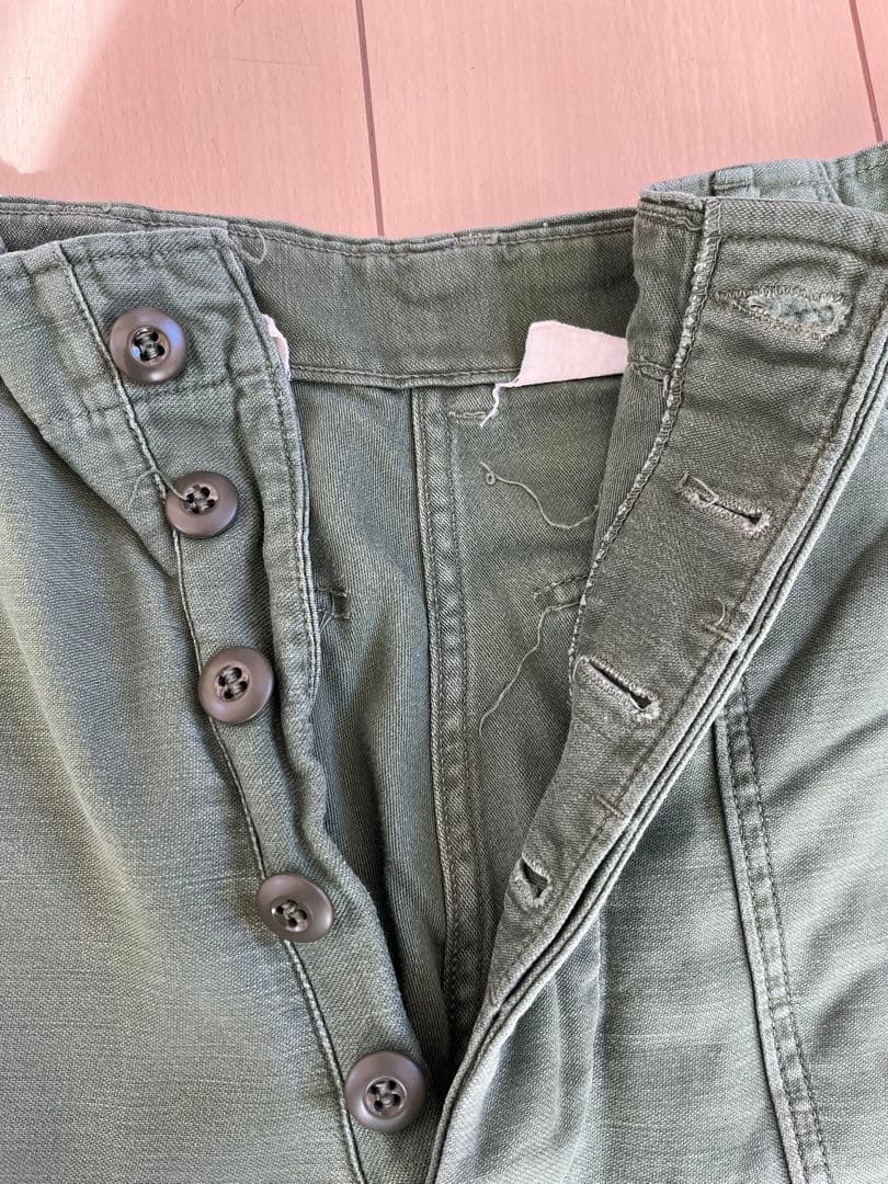 60s US ARMY OG-107ファティーグパンツ TYPE1 CLASS1