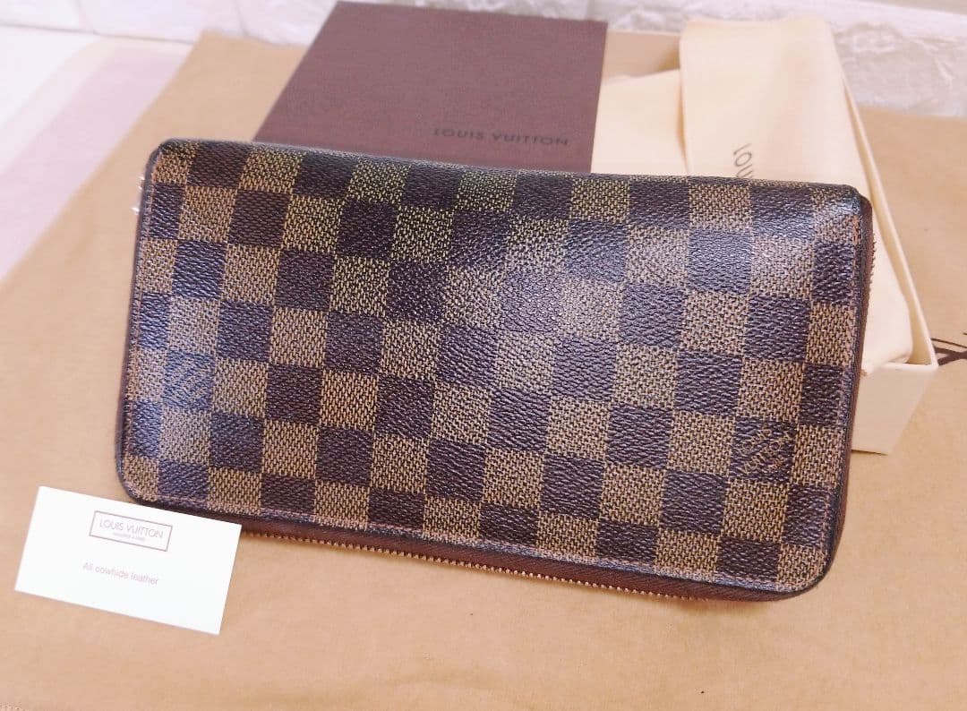 Louis Vuitton ダミエ ジッピーオーガナイザー 長財布 箱保存袋付き