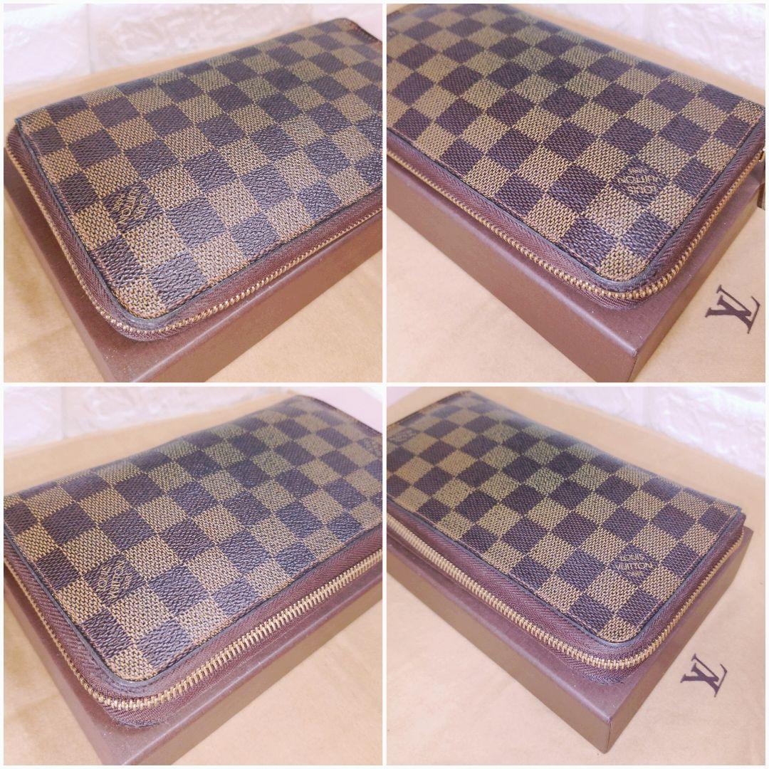 Louis Vuitton ダミエ ジッピーオーガナイザー 長財布 箱保存袋付き