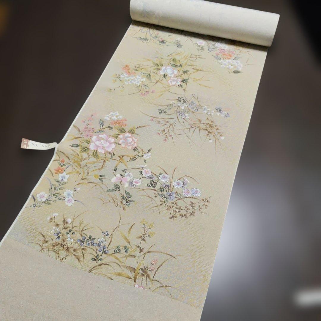 No.128　新春反物祭り　丹後ちりめん　限定発送1/5まで　ワントーン濃い色