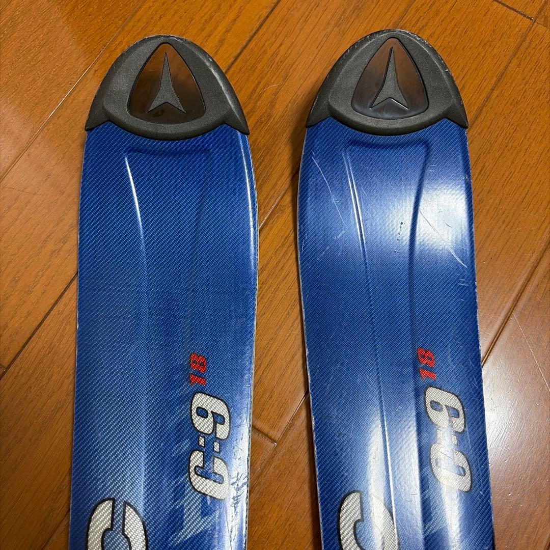 アトミック スキー板 C-9 Beta Carv + サロモン ストック付き