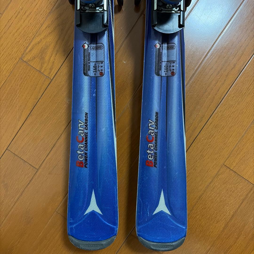 アトミック スキー板 C-9 Beta Carv + サロモン ストック付き