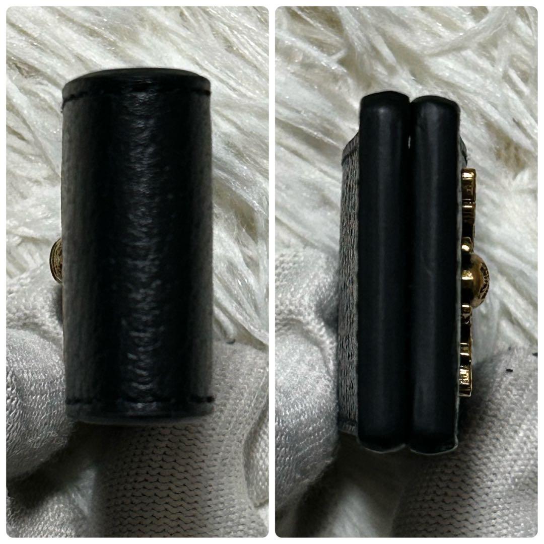 未使用 付属品付✨グッチ アニマリエ レザー マネークリップ ビー 蜂 ブラック