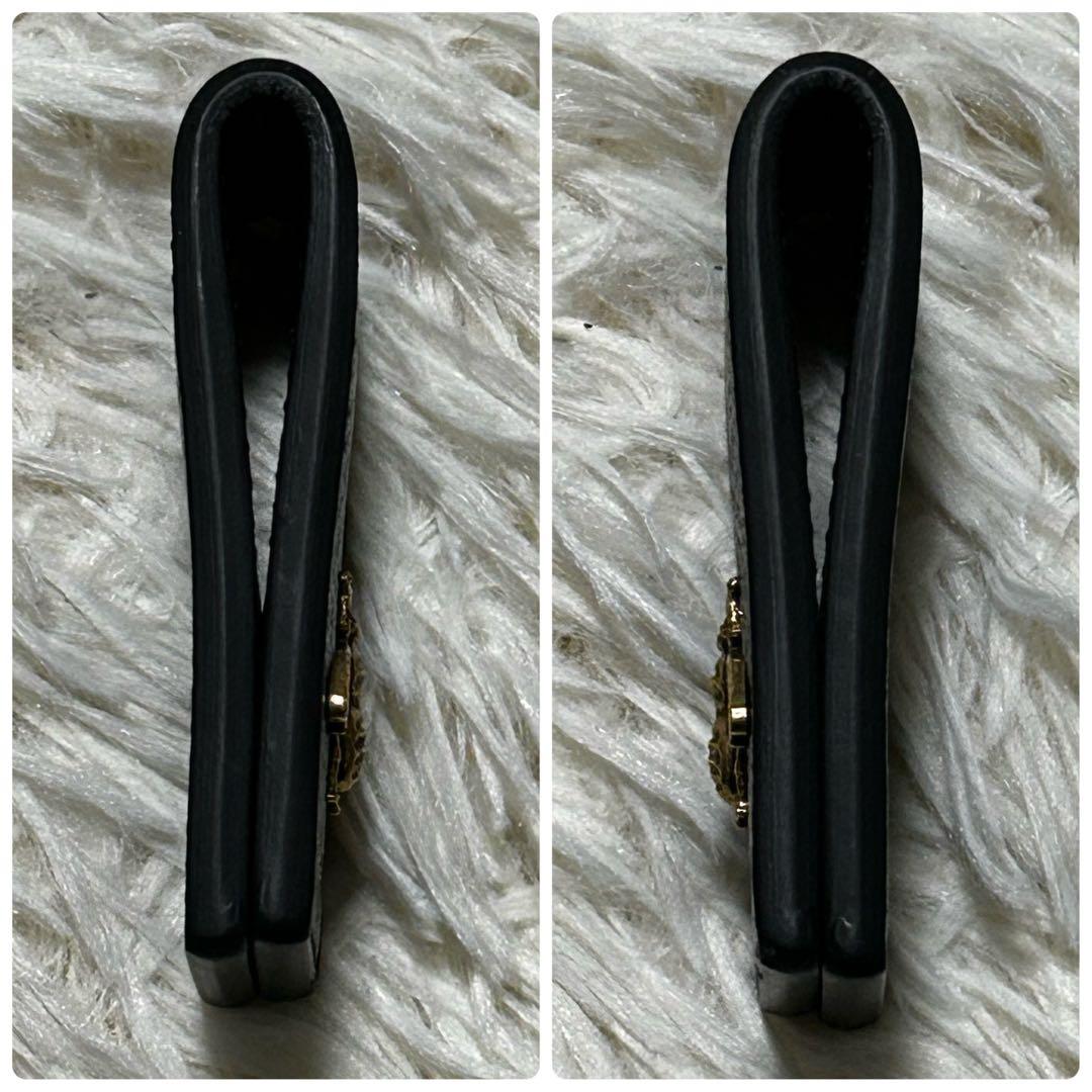 未使用 付属品付✨グッチ アニマリエ レザー マネークリップ ビー 蜂 ブラック