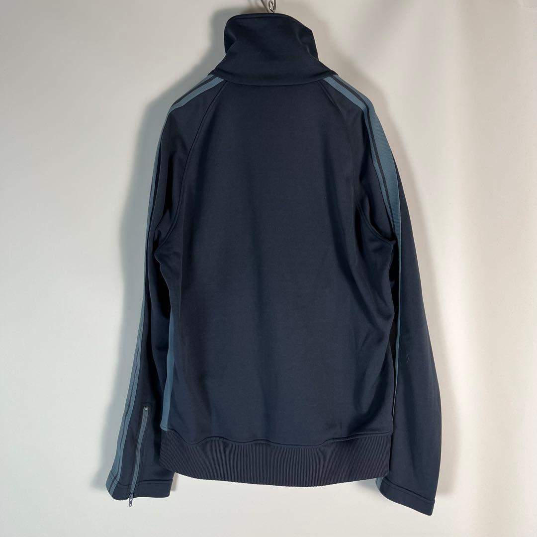 Onitsuka Tiger トラックジャケット　ジャージ　刺繍ロゴ　ネイビー