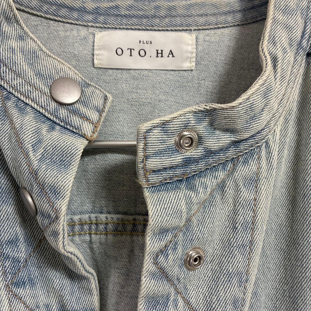 阿部礼子さん着用　オーバーサイズデニムジャケット ライトブルー