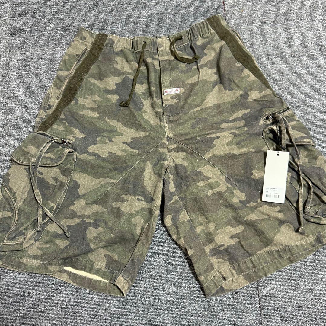 2月限定価格 チェウォン着用 Sculptor 迷彩 カモフラ ハーフパンツ