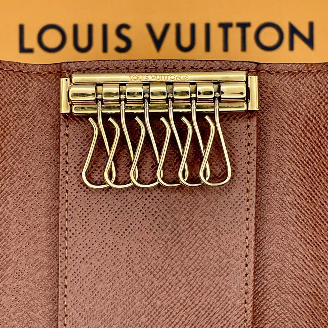 【美品】ルイヴィトン モノグラム ミュルティクレ6 キーケース6連