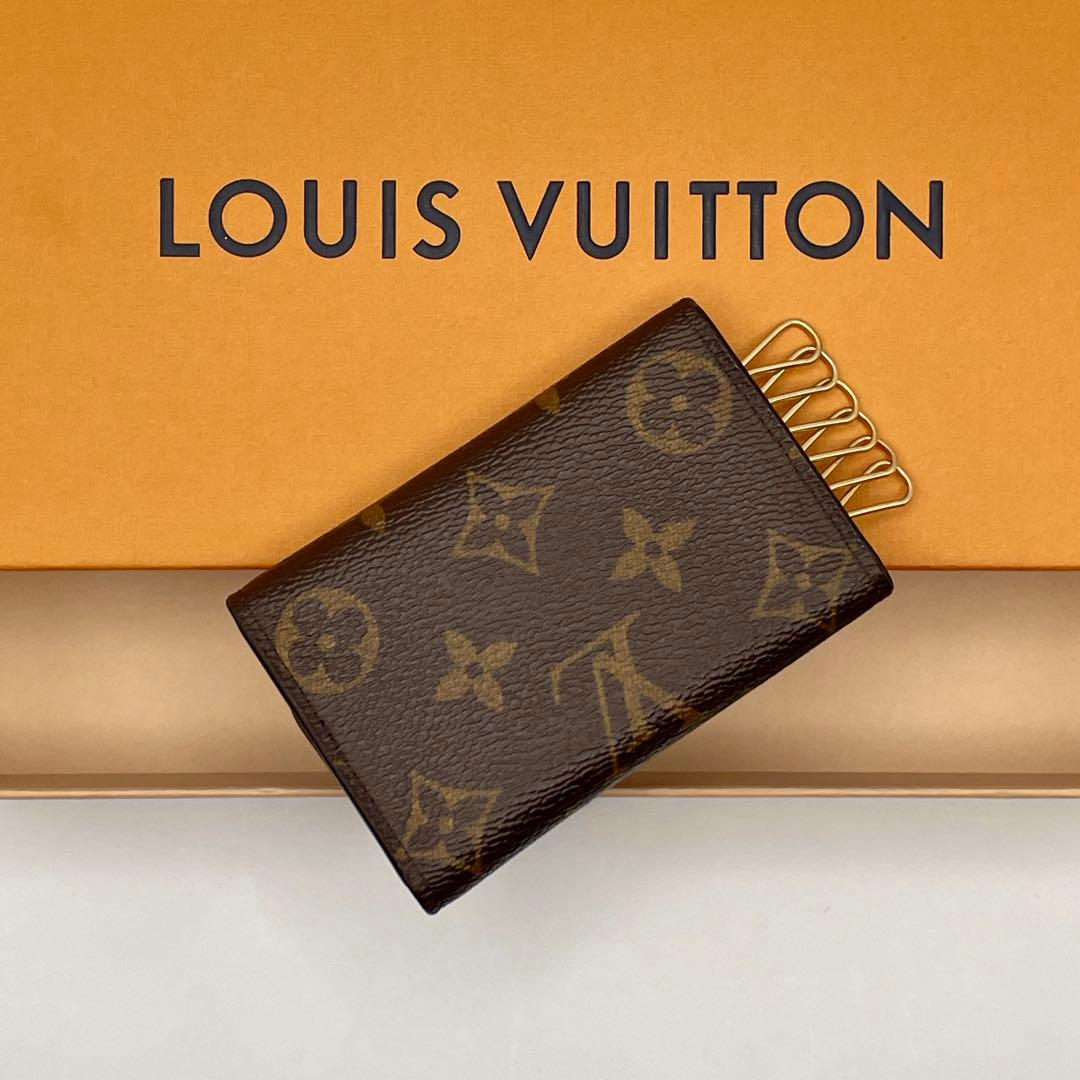 【美品】ルイヴィトン モノグラム ミュルティクレ6 キーケース6連