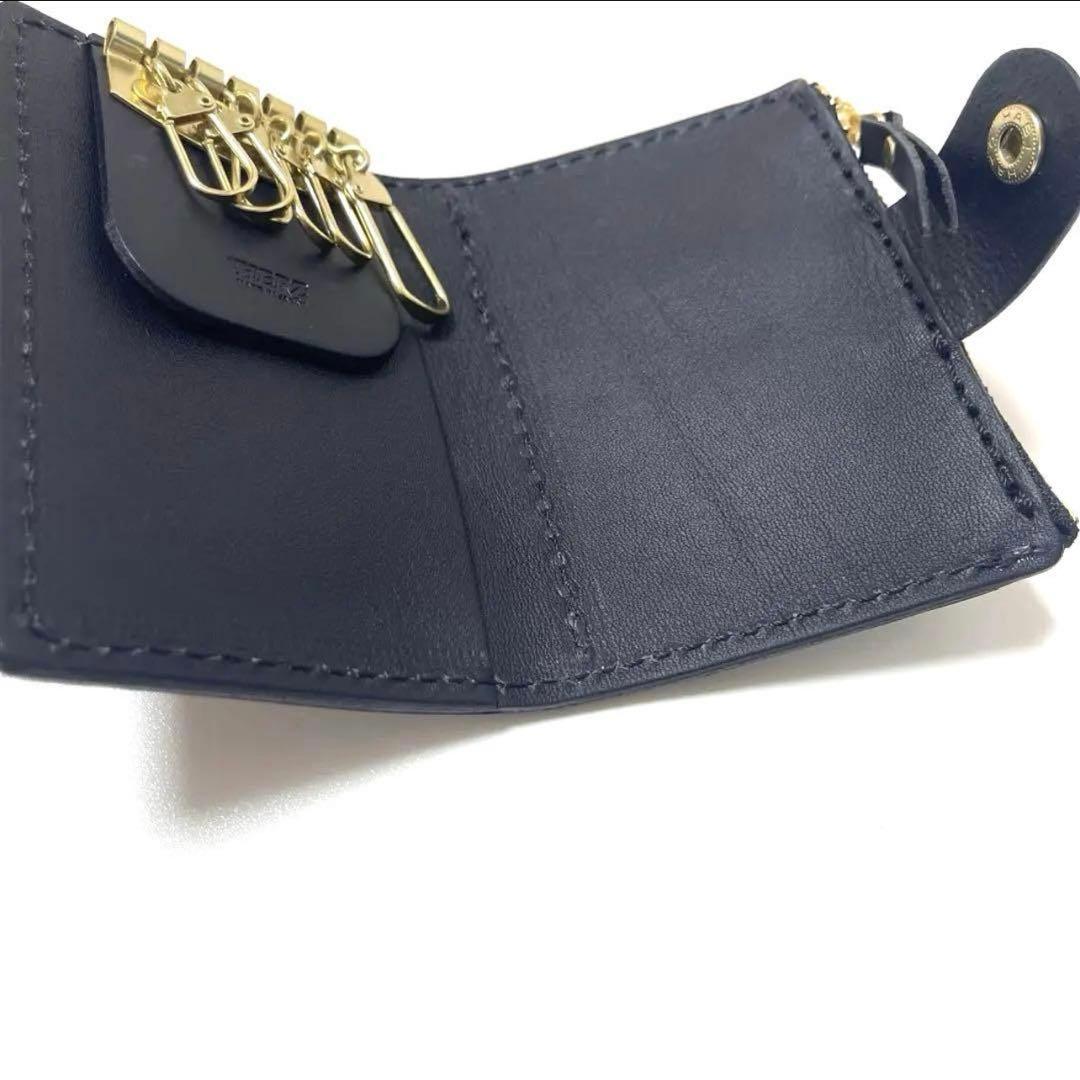 HERZ ヘルツ 小銭入れ付きキーケースKE-130 black