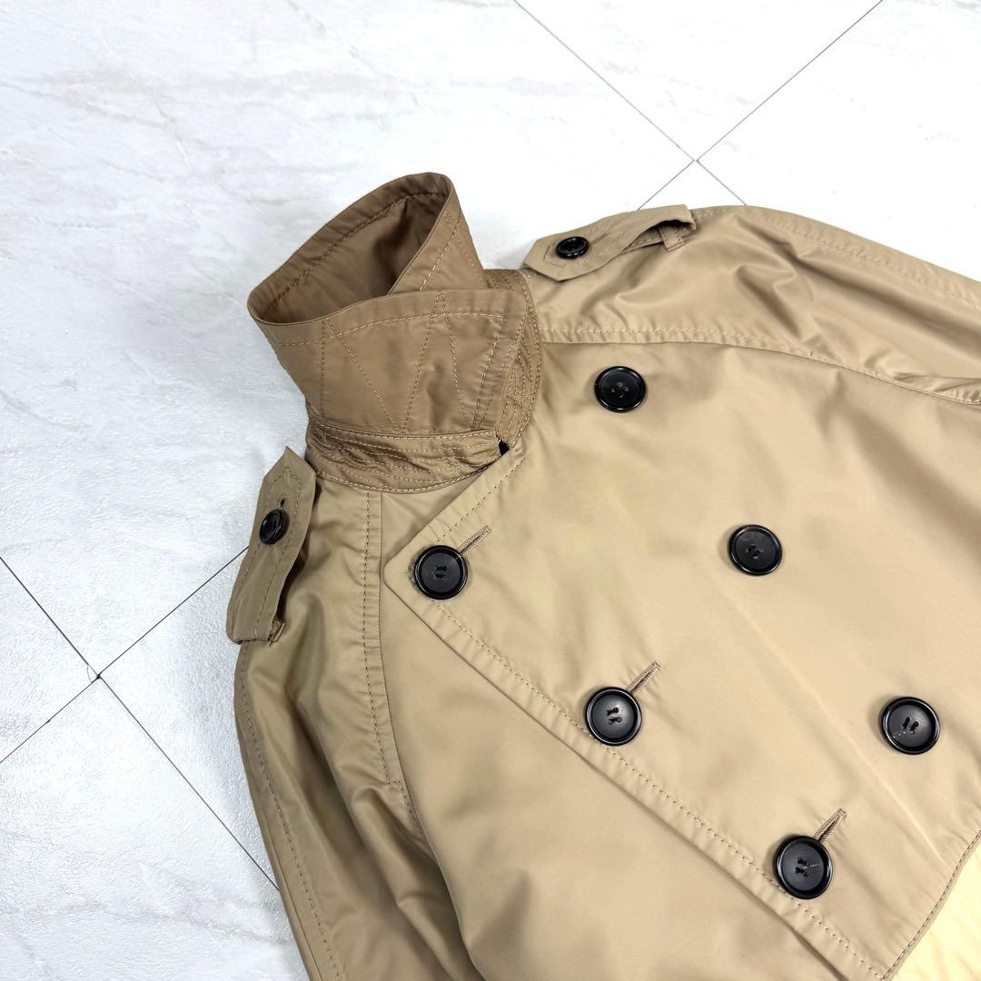 AD2017 トリコ コムデギャルソン トレンチコート バイカラー チェック