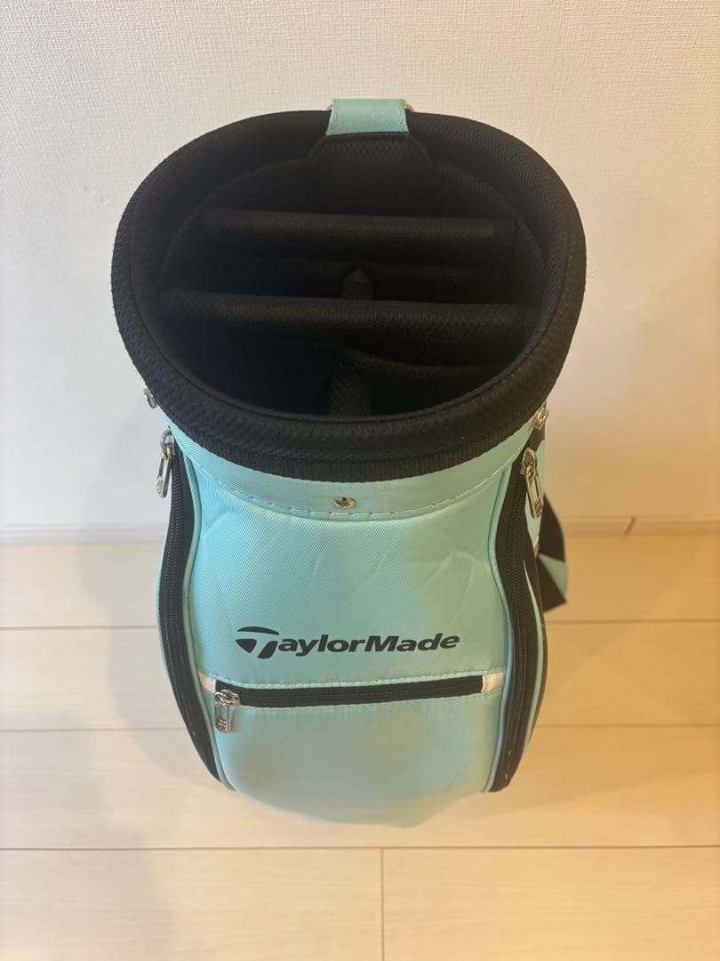 TaylorMade ゴルフバッグ 水色 4分割収納 ゴルフ