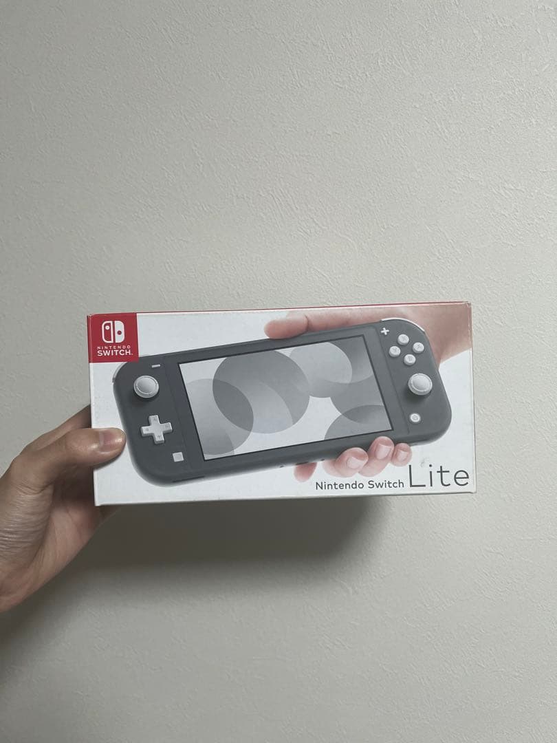 Nintendo Switch Lite グレー本体 箱付きゲームソフト2本付き