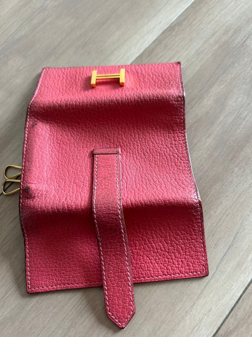 エルメス　キーケース　ゴールド金具　ベアン