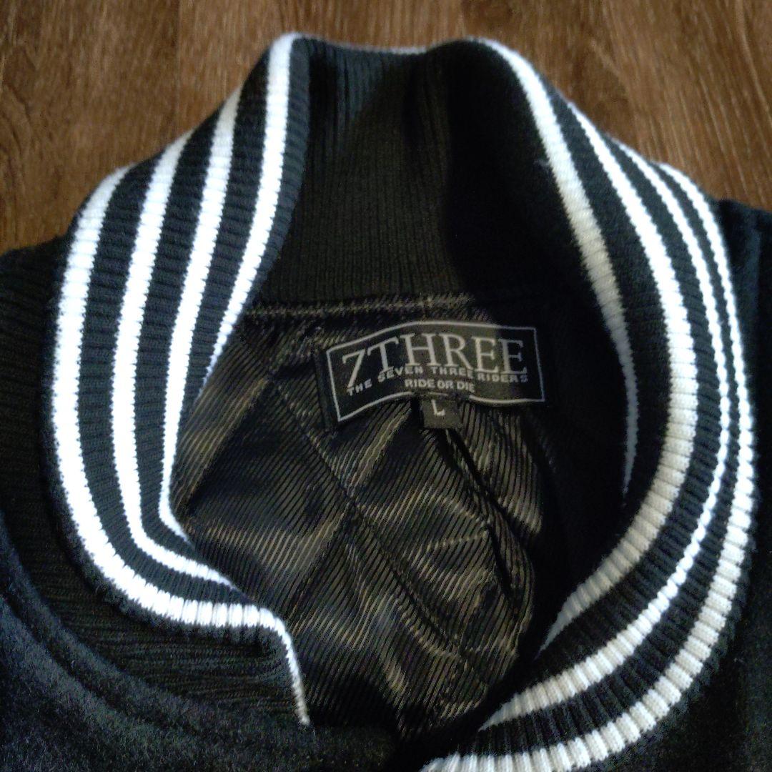 7THREE ブラック スタジャン【Ｌsize】