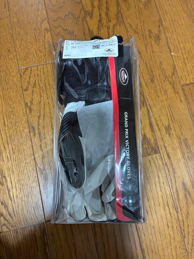 試着程度　K-5333 クシタニ　GPVグローブⅡ　XSサイズ　ブラック