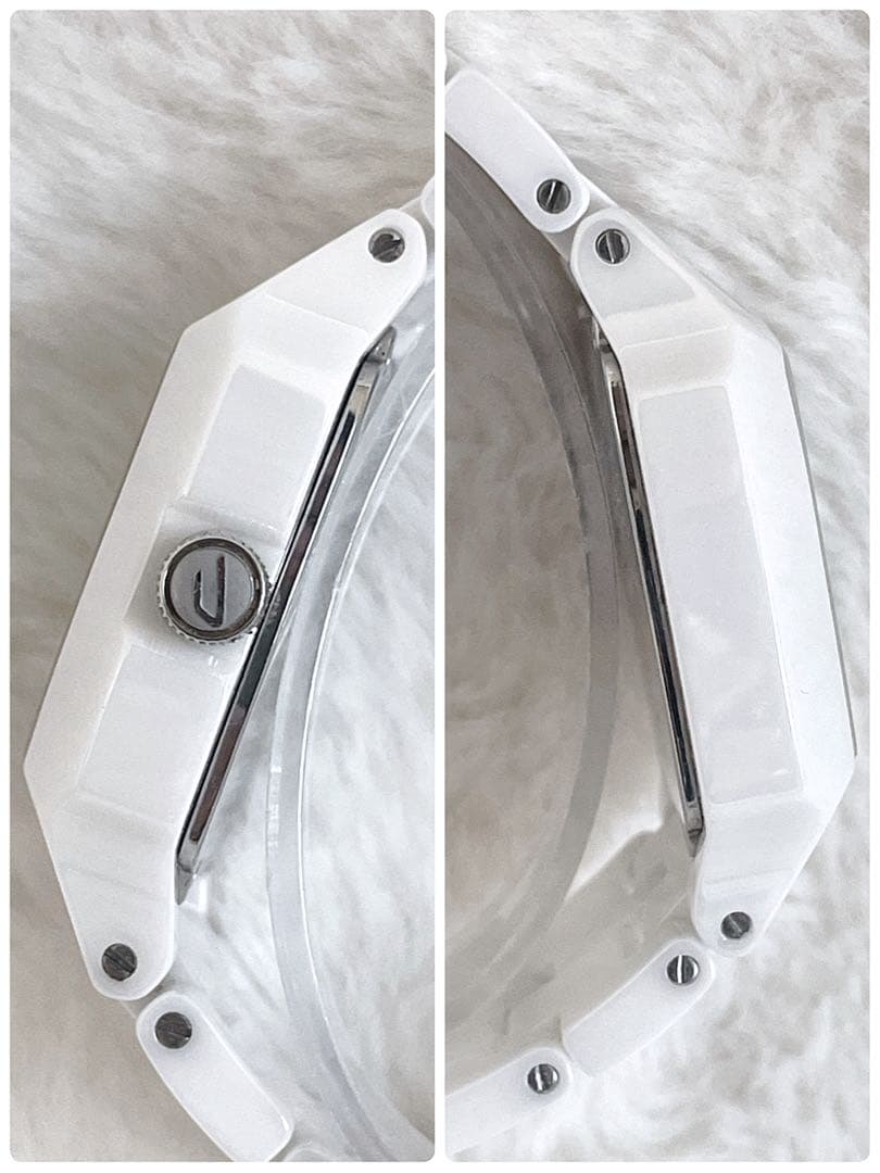 【廃盤】DIESEL セラミック 腕時計 ホワイト 箱付き 極美品 ユニセックス