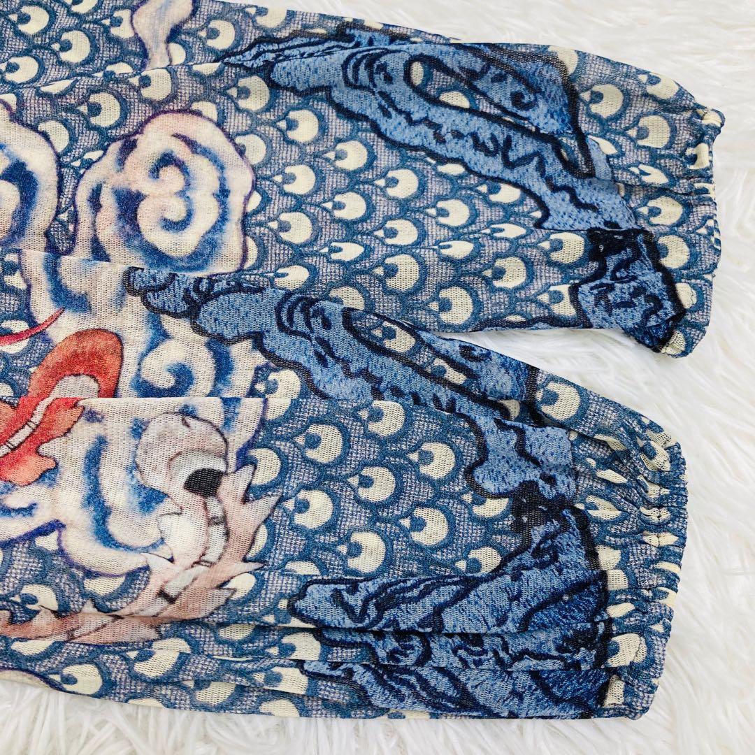 VIVIENNE TAM ドラゴン柄 シースルートップス 38 2330