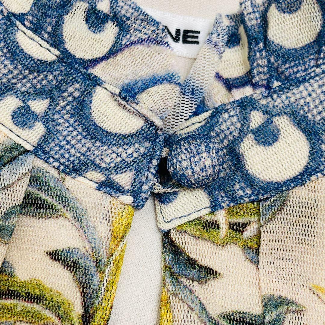 VIVIENNE TAM ドラゴン柄 シースルートップス 38 2330