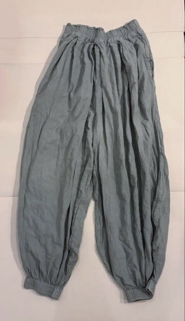 ヂェン先生の日常着　バルーンパンツ　グレー サイズM