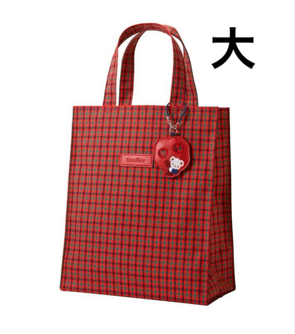 ⭐︎新品未使用⭐︎ ファミリア　familiar トートバッグ　赤　大