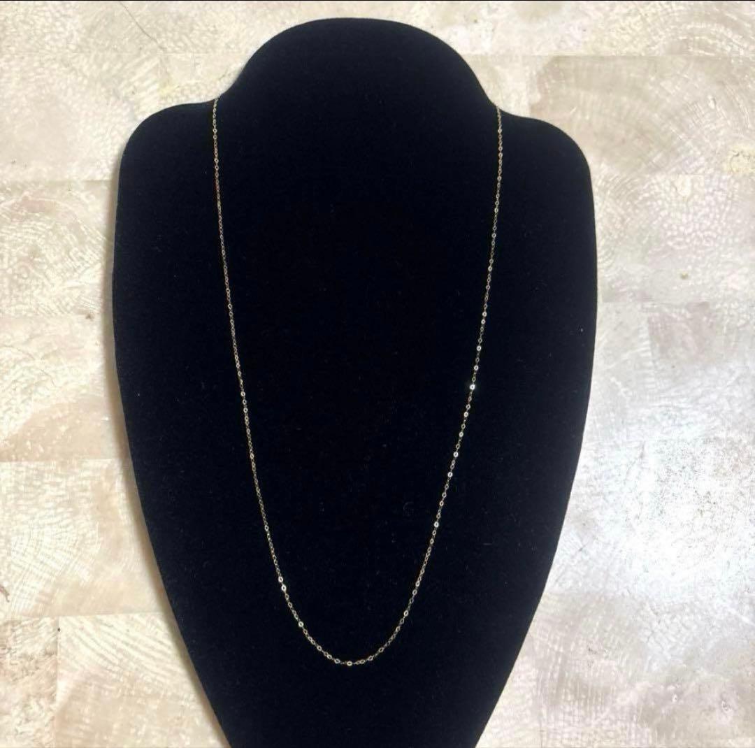 K18金チェーンネックレスゴールド 18金ゴールドネックレス 新品 AU750