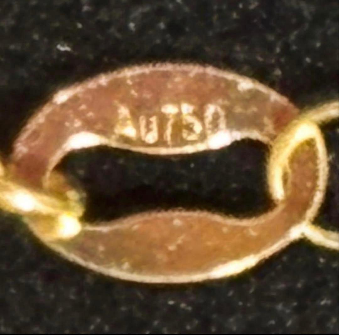 K18金チェーンネックレスゴールド 18金ゴールドネックレス 新品 AU750