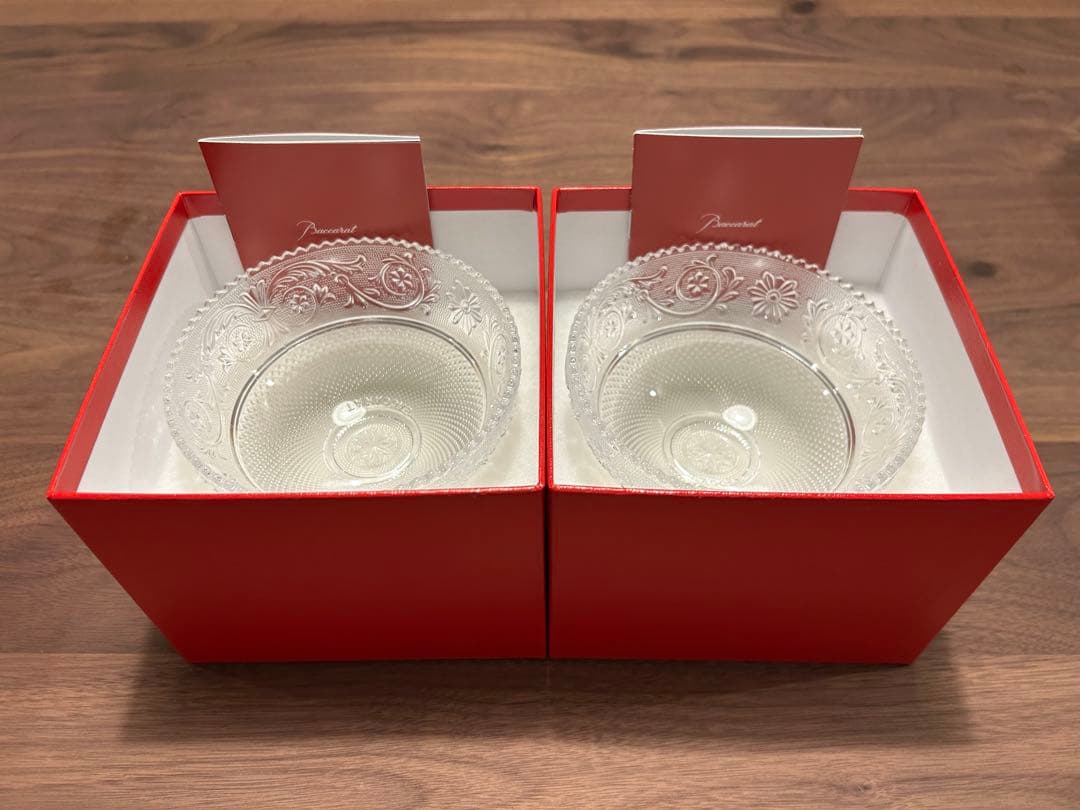 新品未使用 Baccarat バカラ アラベスク スモールボウル 2個セット