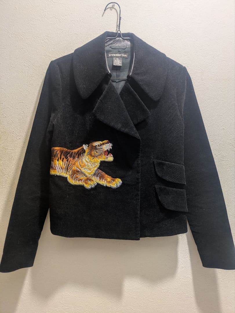 ヴィンテージ★VIVIENNE TAM ★虎の刺繍★コーディロイ★サイズ1