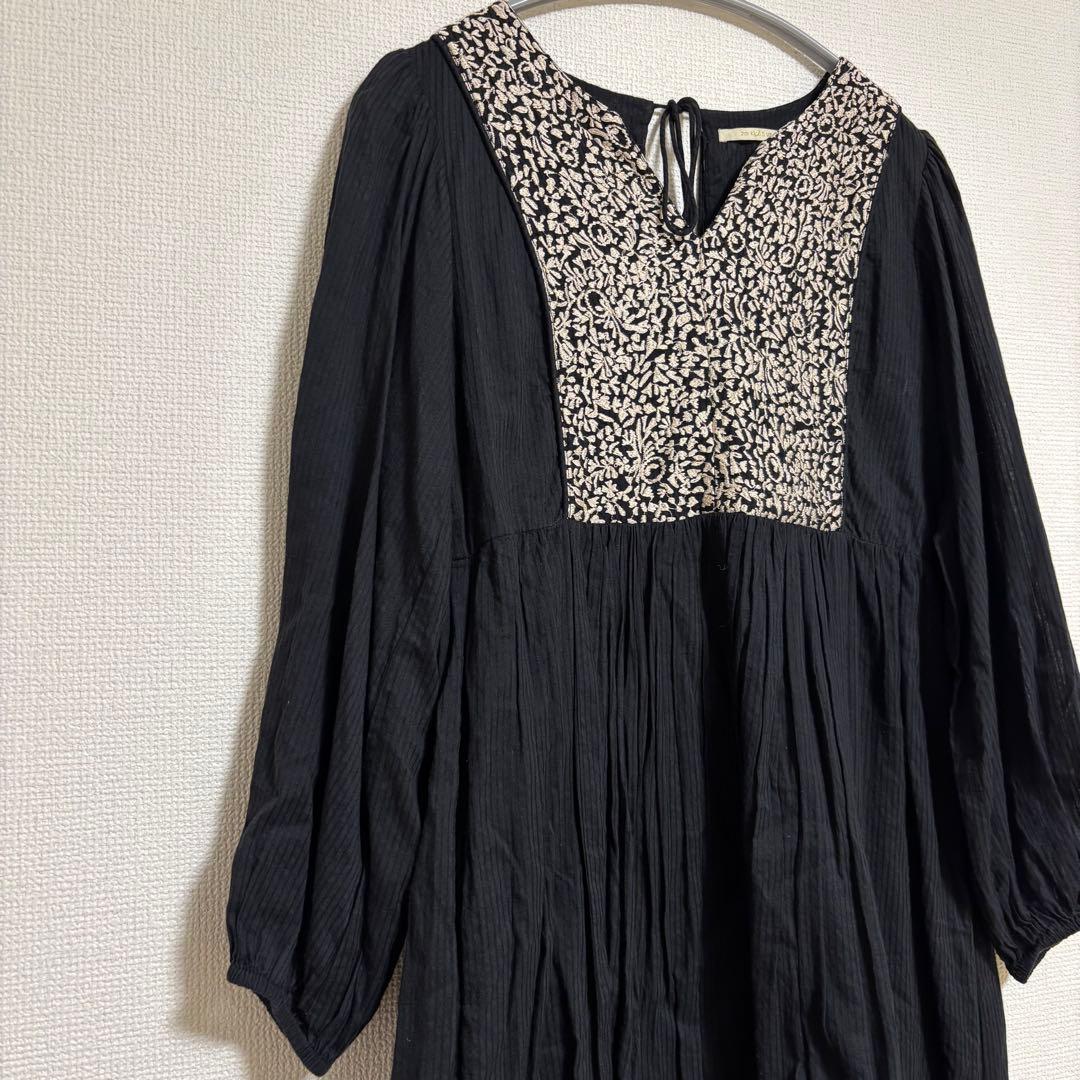 ヌキテパ エンブロイダリー エスニック ワンピース