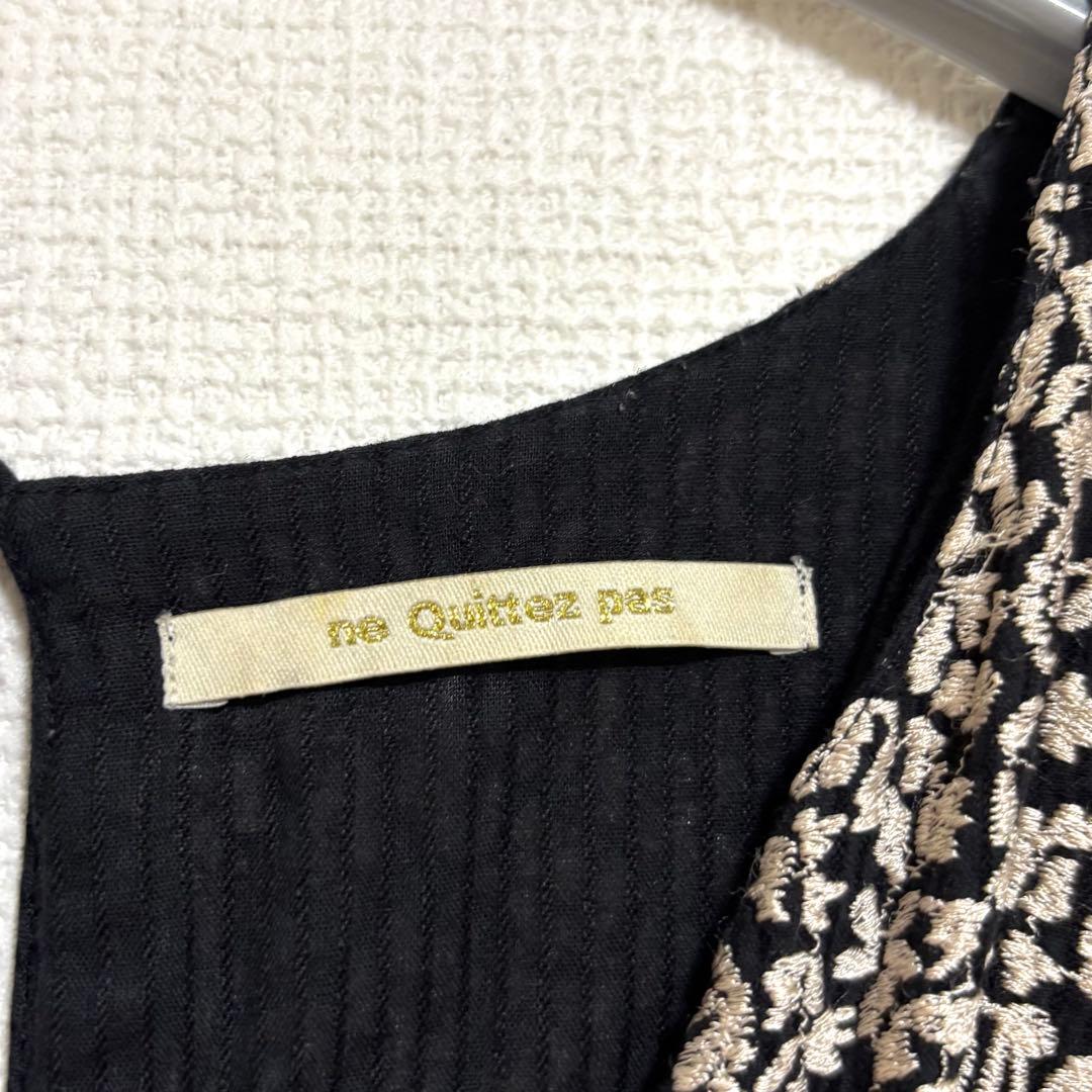 ヌキテパ エンブロイダリー エスニック ワンピース