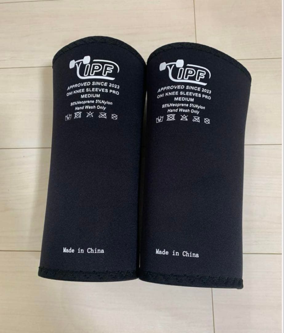 【S級品・未使用】ONIニースリーブPRO IPF公認 膝サポーター　Mサイズ