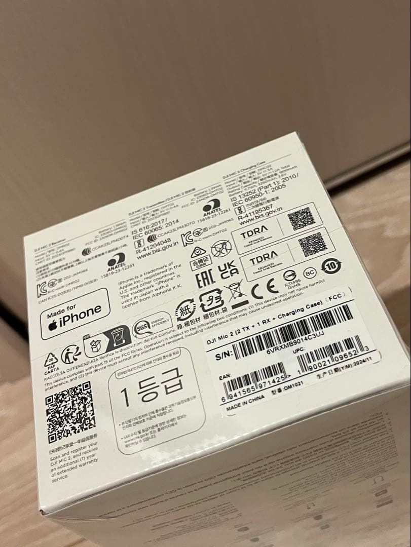 新品DJI MIC 2 ワイヤレスマイクロフォン