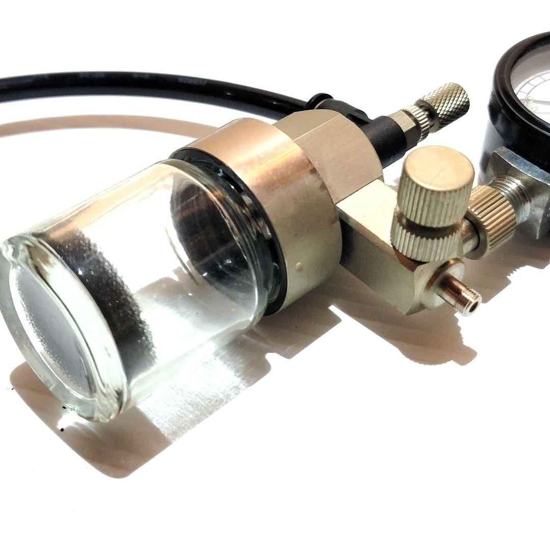 【美品】GSIクレオス MR.リニアコンプレッサーL5 レギュレーターセット