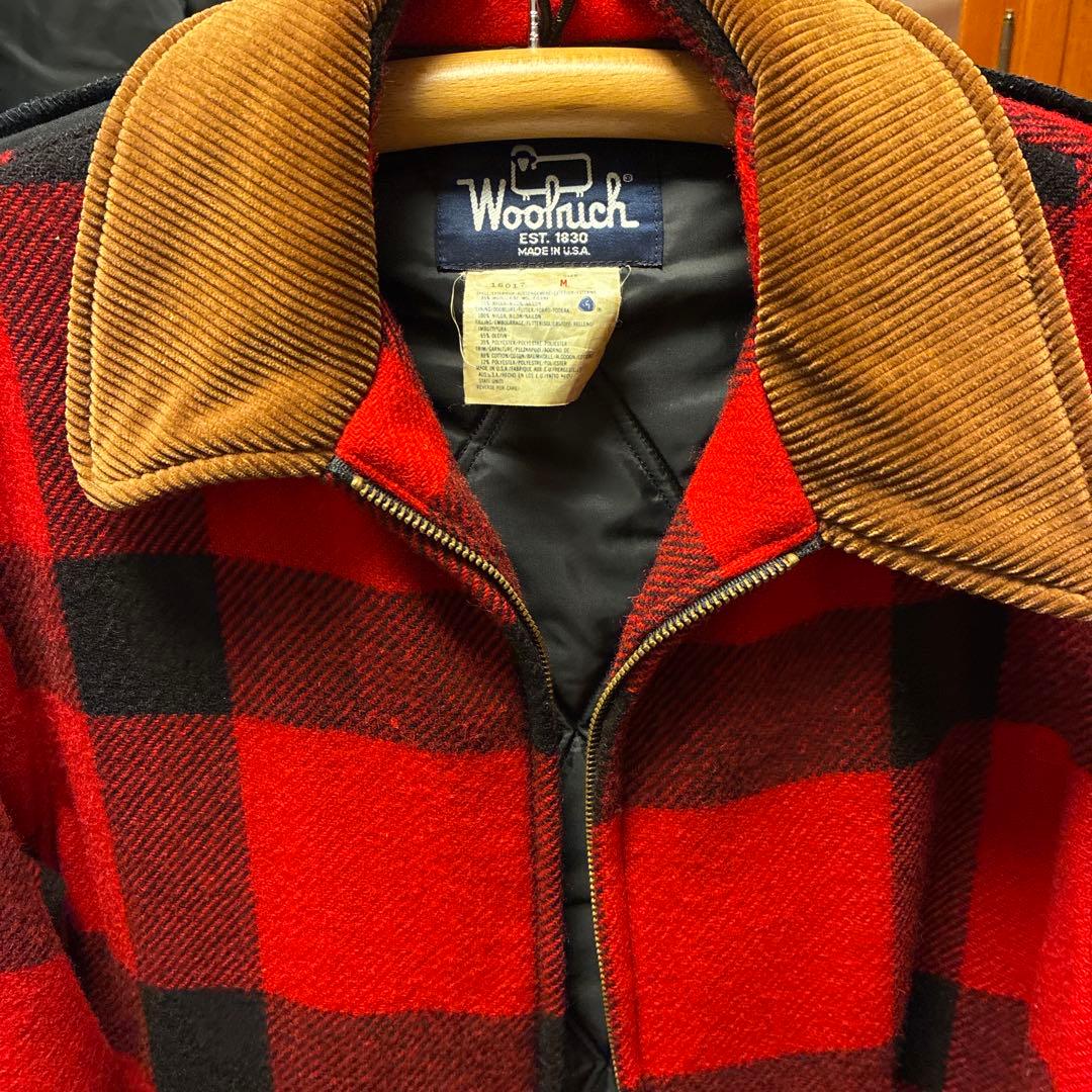 マサヒコ Woolrich レッド・ブジャケット