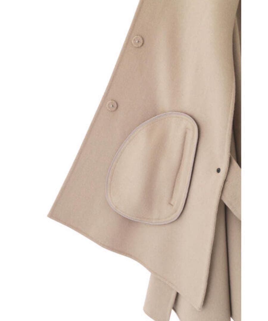 LE PHIL ルフィル ライトリバーケープコート ベージュ