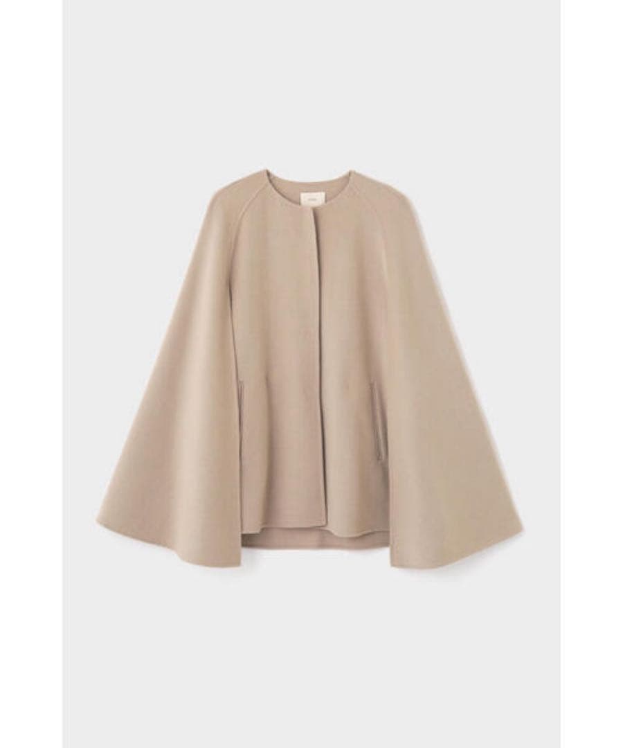 LE PHIL ルフィル ライトリバーケープコート ベージュ