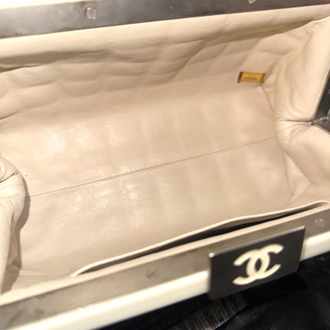 超美品 CHANEL シャネル　チョコバー　がま口　ハンドバッグ