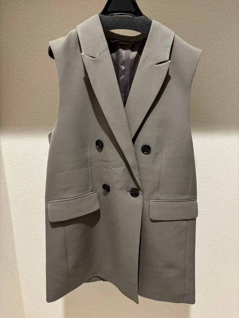 【新品タグ付】　【入卒式／セレモニー】Ｗクロスダブルジレ　LEPSIM